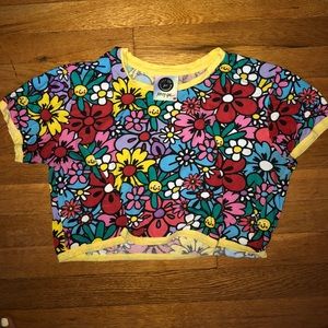 Nasty Gal flower crop top